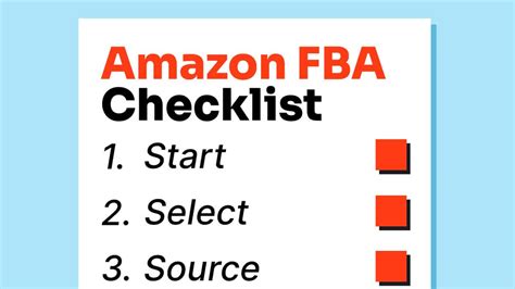 Amazon Fba Checklist Every Step For Success Pdf Brand Builder