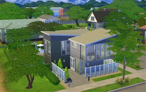 Eco Modern Home By Baronesstrash At Mod The Sims Sims 4 Updates