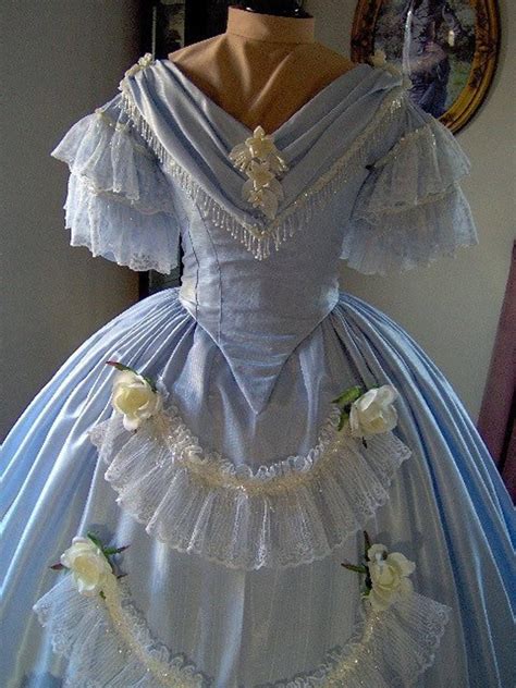 For Orders Only Custom Made 1800s Victorian Dance Dress 1840s 1850s 1860s Civil War Ball