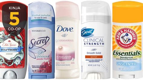 your top five picks for best women s deodorant