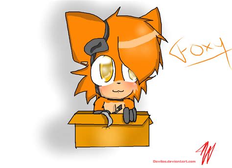 Foxy The Pirate Fox Chibi Fnaf By Doviloo On Deviantart