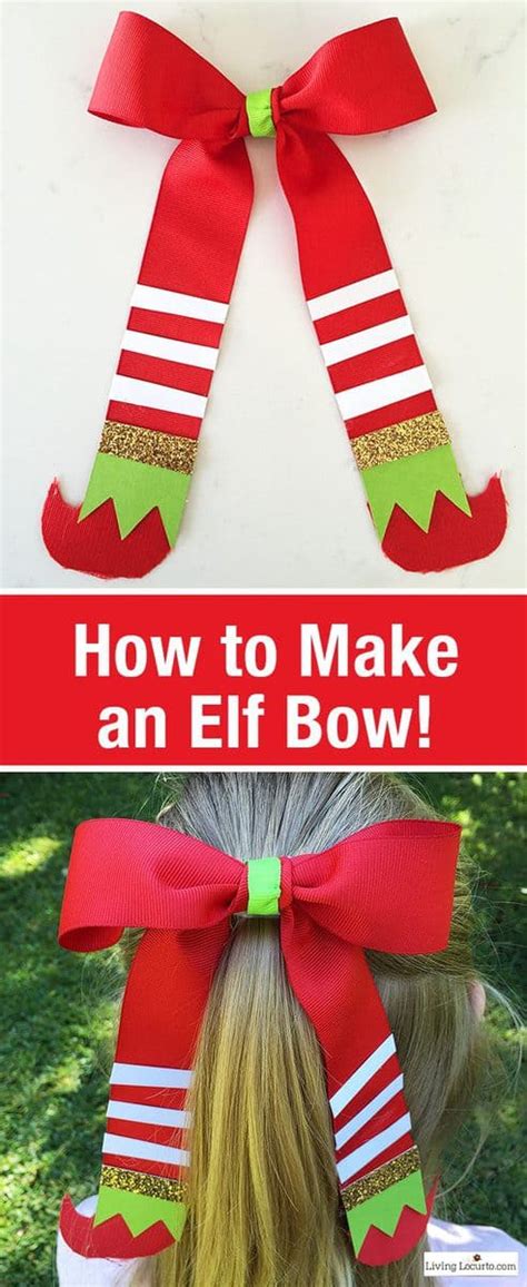 The hat is a very important element in this costume. How to Make an Elf Bow | Christmas Elf Gift Idea Craft