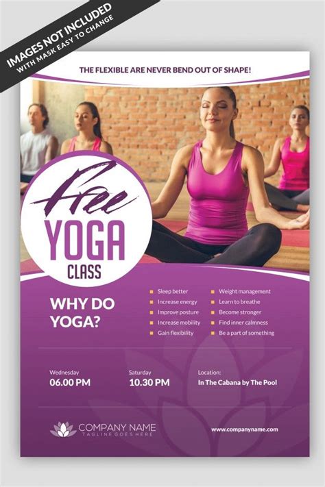 yoga class flyer template psd file premium download yoga flyer how to do yoga free yoga classes