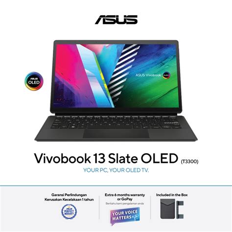 Jual Asus Vivobook Slate Oled Laptop 133 Black T3300ka Oled622 Intel
