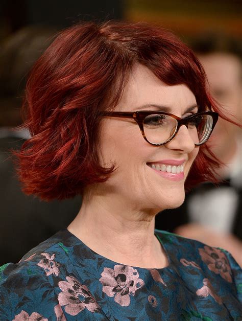 Women over sixty can also follow the trend. Megan Mullally Layered Razor Cut - Layered Razor Cut ...