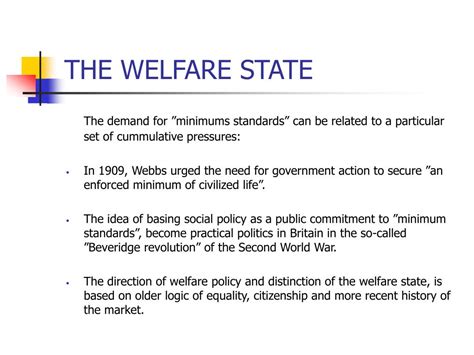 Ppt Case Study 6 The Origins Of The Welfare State Powerpoint