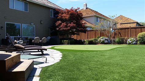 Residential Putting Green Kit Outdoor : Backyard putting 