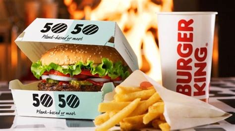 We offer a variety of beef, fish and chicken products as well as salads and side items. Burger King Sweden Rolls Out 50/50 Sandwich, Challenging You to Guess If It's Meat or Plant-Based