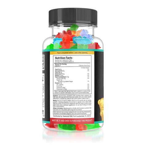 chong s choice cbd infused gummy bears broad spectrum thc free fruity 500mg of cbd cbd market