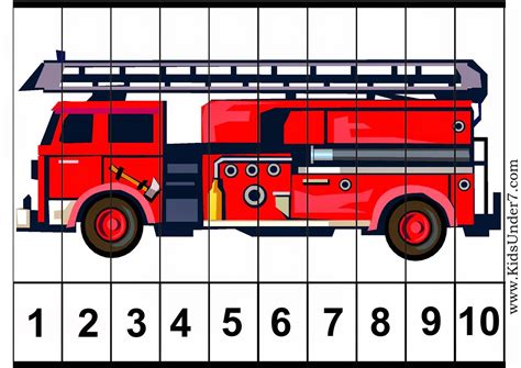 Kids Under 7 Educational Games Preschool Puzzles Fire Safety