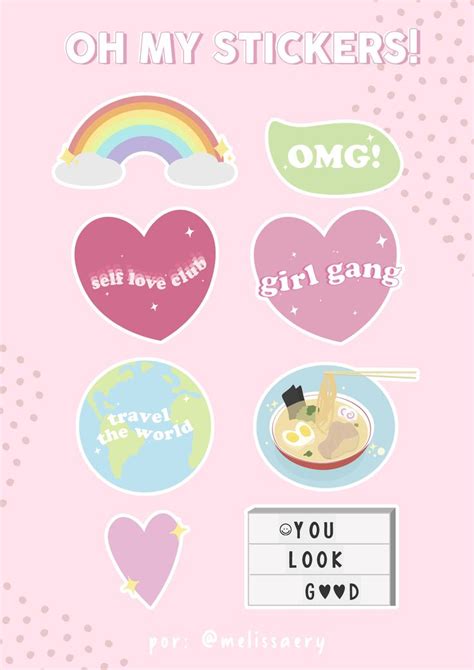 Pin Em Stickers And Printables