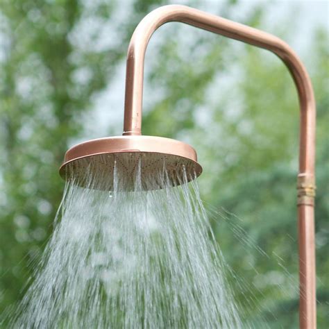 Shower Head 55 Diameter Outdoor Shower Outside Showers Copper