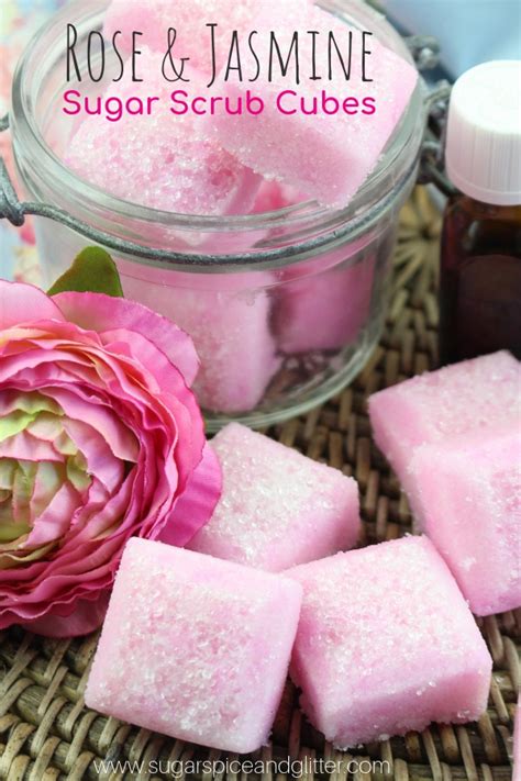 Rose Sugar Scrub Cubes ⋆ Sugar Spice And Glitter