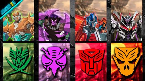 Todas Las Facciones En Transformers Parte 1 Youtube