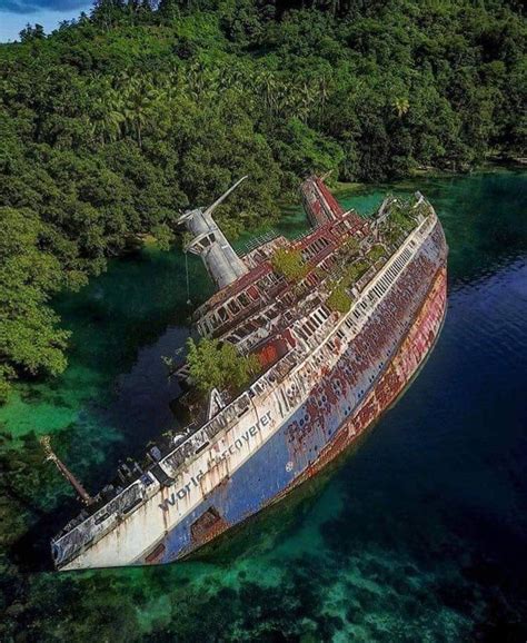 No Pleasure Cruise Here Awesome Abandoned Places Abandoned Ships