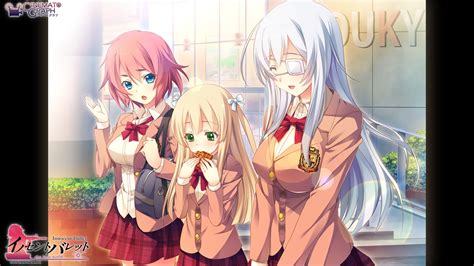 Anime Anime Girls Innocent Bullet Yasouji Ai Long Hair Blonde Green