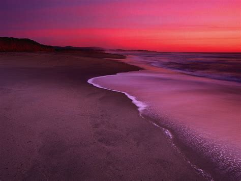 Wallpaper Of Beach The Stunning Sunset Scenery Of Beach Free