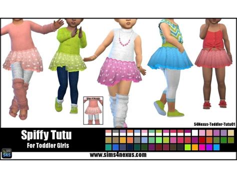 Spiffy Tutu For Toddler Girls By Sims4nexus The Sims 4 Download