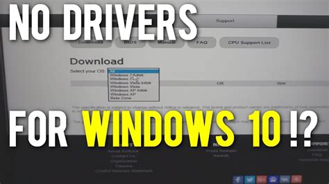 Installing Windows 7 Drivers Under Windows 10 Youtube