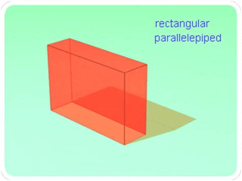 rectangular parallelepiped