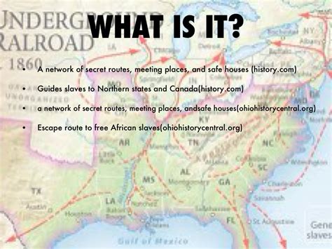 Underground Railroad Escape Routes Maps