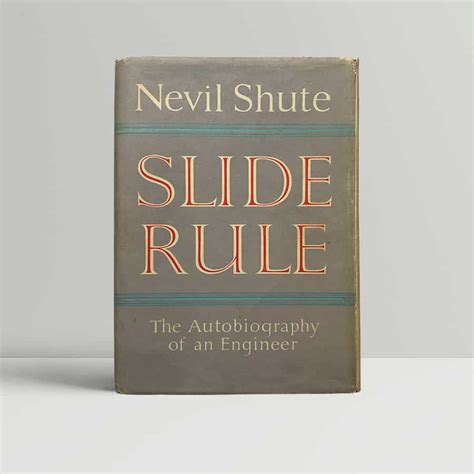 Nevil Shute Slide Rule First Uk Edition 1954