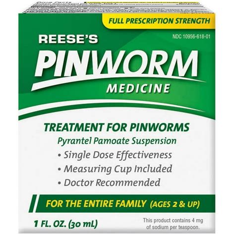 Reeses Pinworm Medicine 1 Fl Oz
