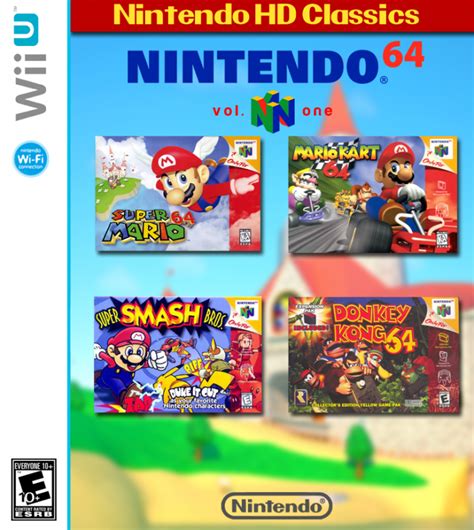 Nintendo Hd Classics Nintendo 64 Vol 1 Wii U Box Art Cover By Pcs