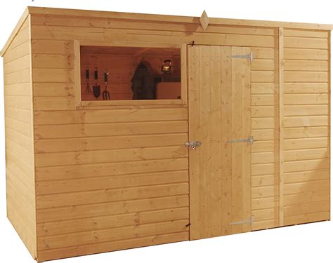 10ft X 6ft Shiplap Pent Wooden Storage Shed Brand New