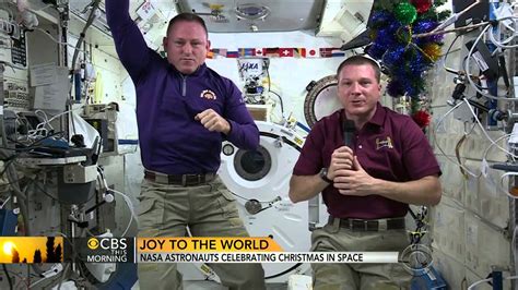 How Nasa Astronauts Celebrate Christmas In Space Youtube