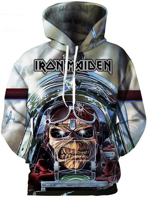 Iron Maiden Series 3d Street Wear Hoodie