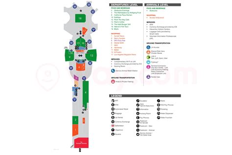 Lax Terminal Map Complete Guide Of Lax Terminals Way