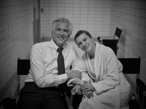 Stranger Things 4 Behind The Scenes Matthew Modine And Millie Bobby
