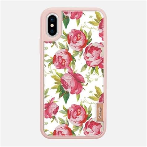 Casetify Iphone X Classic Grip Case Floral Case Roses By Priyanka