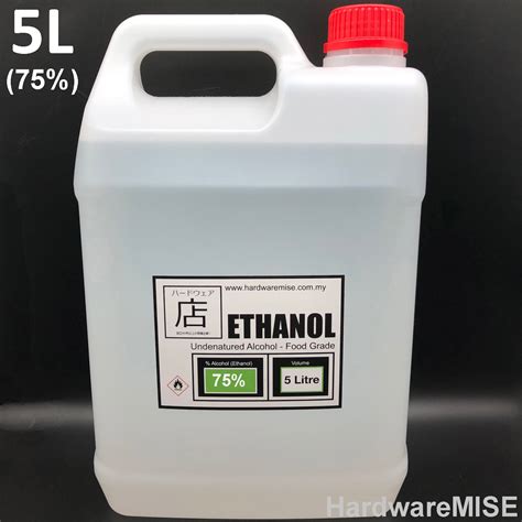 Ethanol Alcohol 75 Hand Sanitizer Food Grade Undenatured Ethyl Alcohol