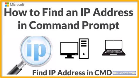 How To Find An Ip Address In Command Prompt Youtube