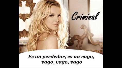 Но, мама, я влюблена в преступника Britney Spears - Criminal En Español + Lyrics - YouTube