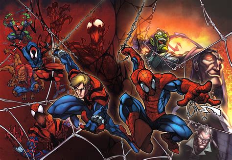 Spider Man Carnage Marvel Comics Green Goblin Spider Carnage Hd
