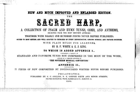 The Sacred Harp Various Imslp