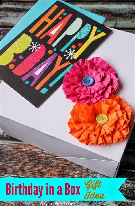 Check spelling or type a new query. Birthday in a Box Gift Idea - I Dig Pinterest
