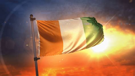 Download Ivory Coast Flag Under The Sunlight Wallpaper