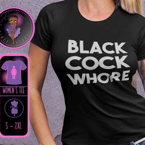black dick whore etsy