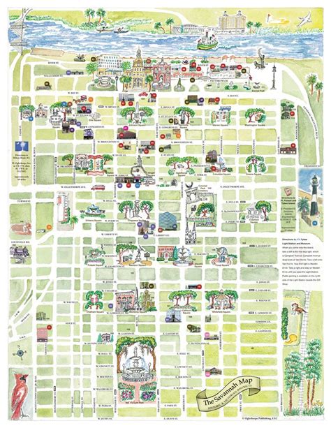 Savannah Ga Historic District Map