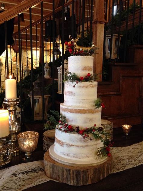 December Country Wedding Decorated Cake By Cakes For Cakesdecor