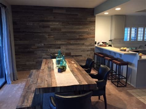 Diy Reclaimed Wood Accent Wall Grey Shades 35 Inch Wide Priced Per