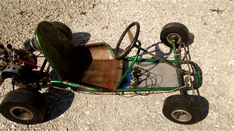 Vintage 1960s Race Go Kart With Westbend Super Bee Engine Youtube