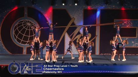 Cheernastics All Star Prep Level 1 Youth 2016 The One Finals