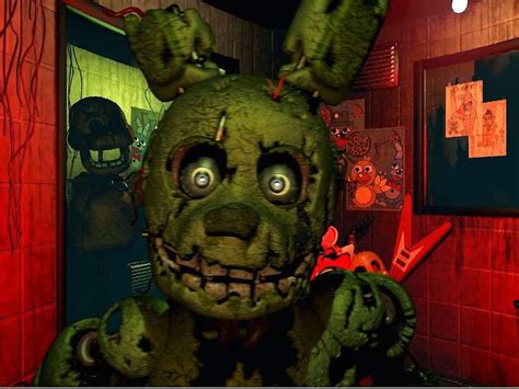 SFM Springtrap 1st Jumpscare Recreation Five Nights At Freddy S Amino