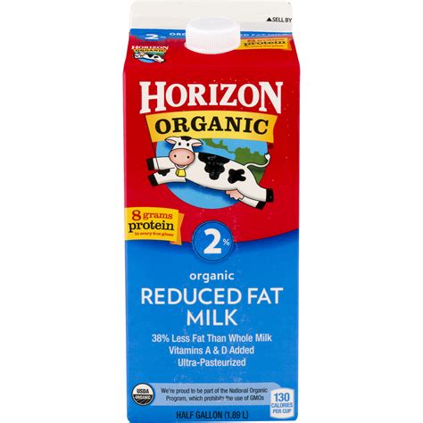 Horizon Organic Reduced Fat Milk Gal Walmart Com