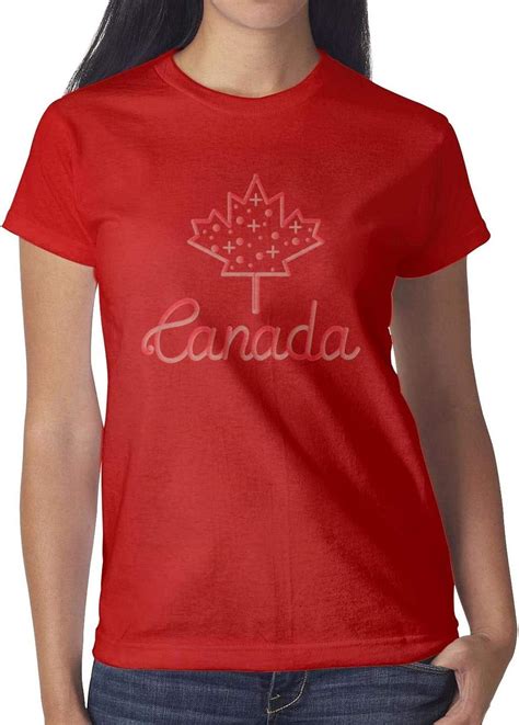 Womend Happy Canada Day 2 Red Celebrating Canada Day Trendy